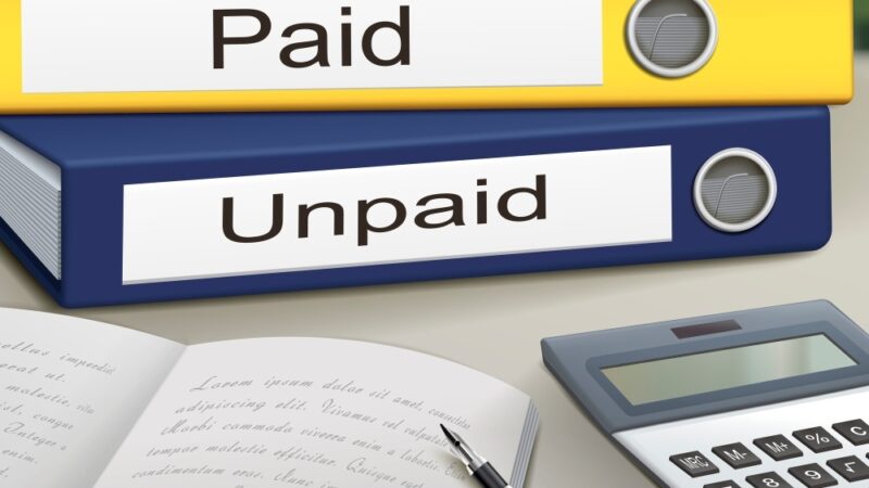 The meaning of an unpaid invoice