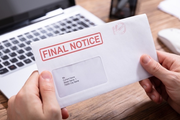 Chasing outstanding invoice